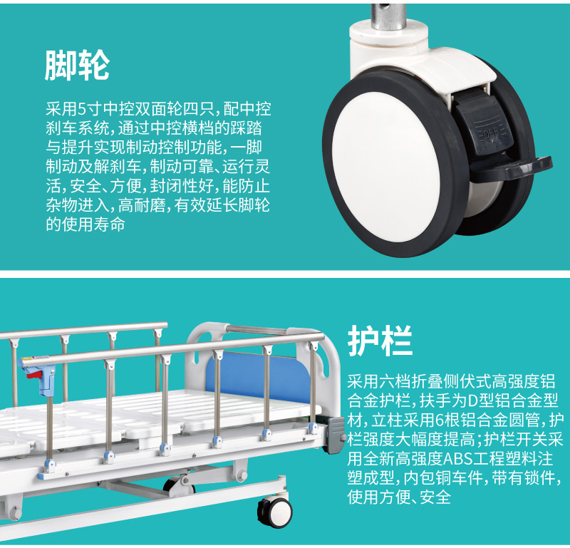 手動病床細節(jié)展示