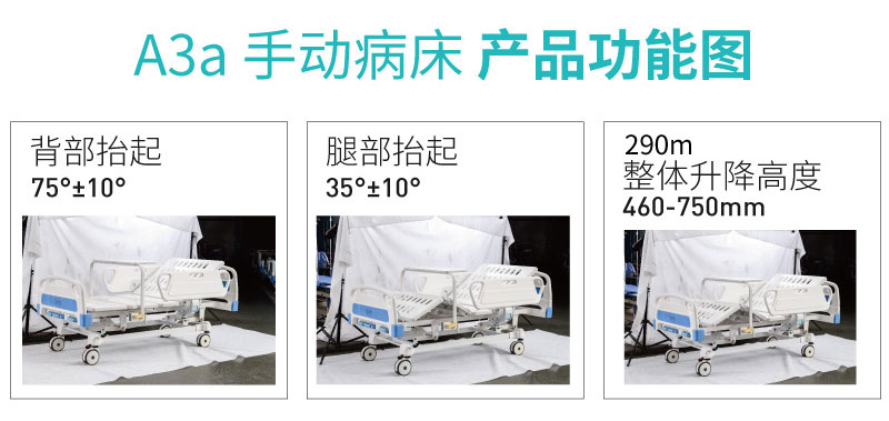 手動病床產(chǎn)品功能圖